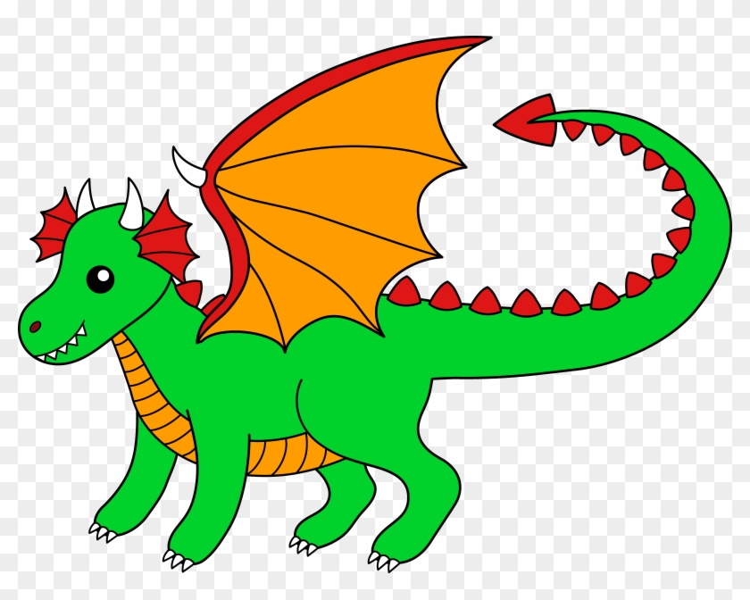   Cute Cartoon Dragon #276432