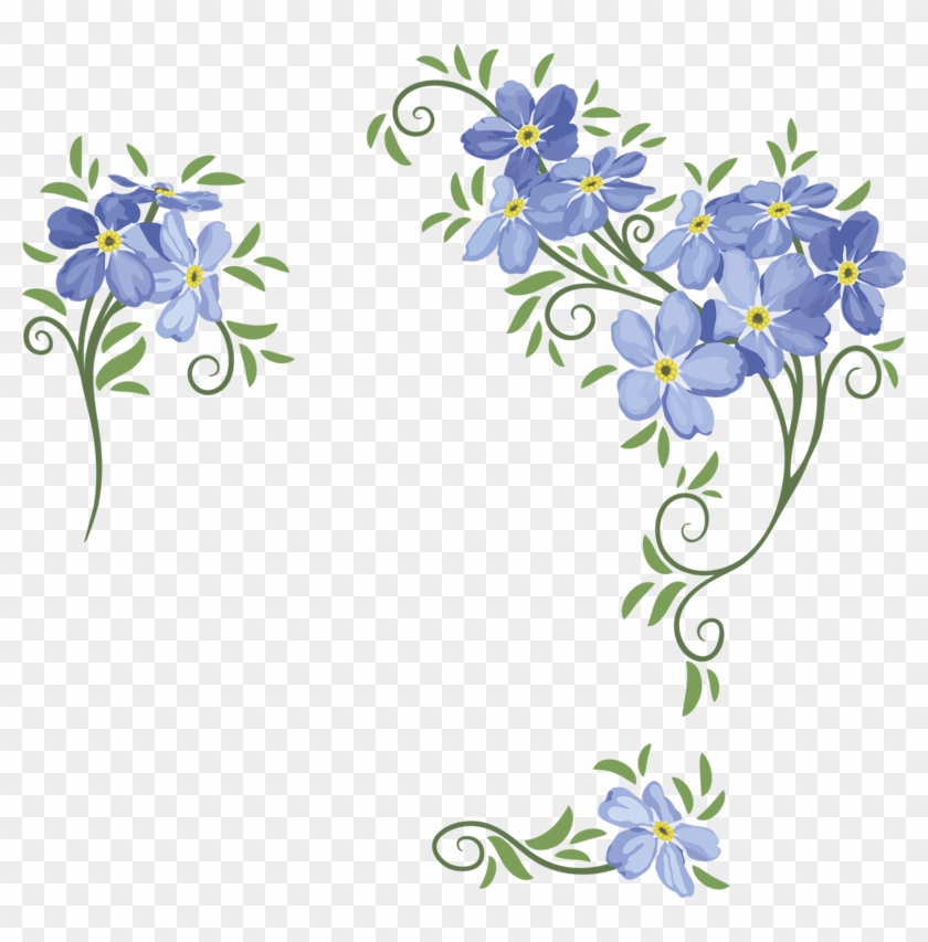 Letterhead, Room Decorations, Birdhouses, Clip Art, - Scroll With Flowers #276928