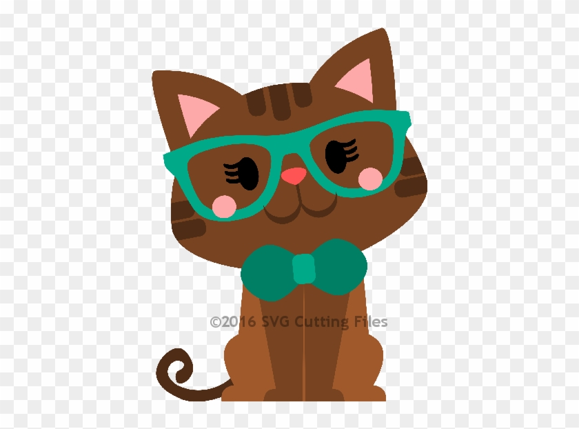Hipster Kitty $1 - Cartoon #277283