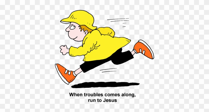 Image Running Boy - Running In The Rain Clipart #277331