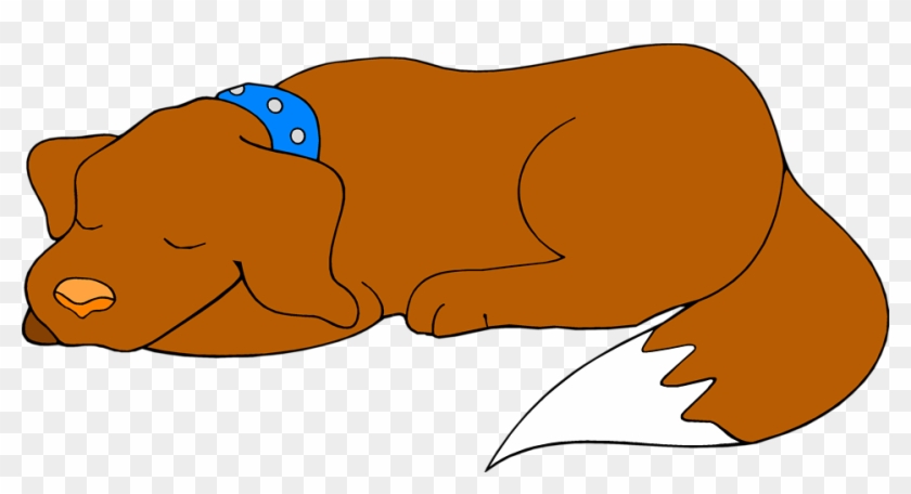 Puppy Clipart Sleepy Dog - Sleeping Dog Clip Art #277851