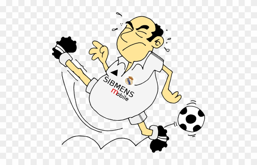 Vector Graphics Of Cartoon Soccer Player - Can T Play Soccer #277877