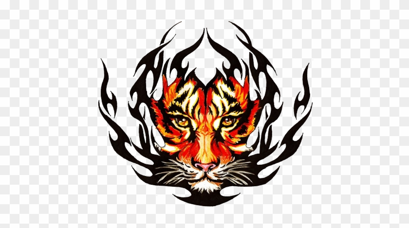 Tribal Tiger Tattoos High Quality - Cb Background Tattoo Hd #277949