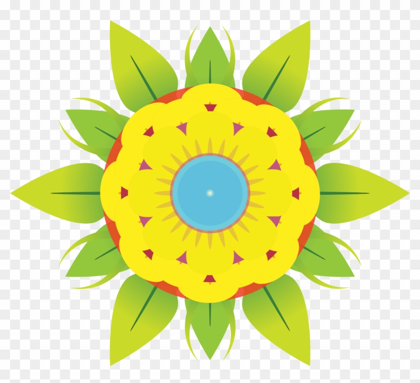 Abstract Flower Png Clipart - Flower Png #278260