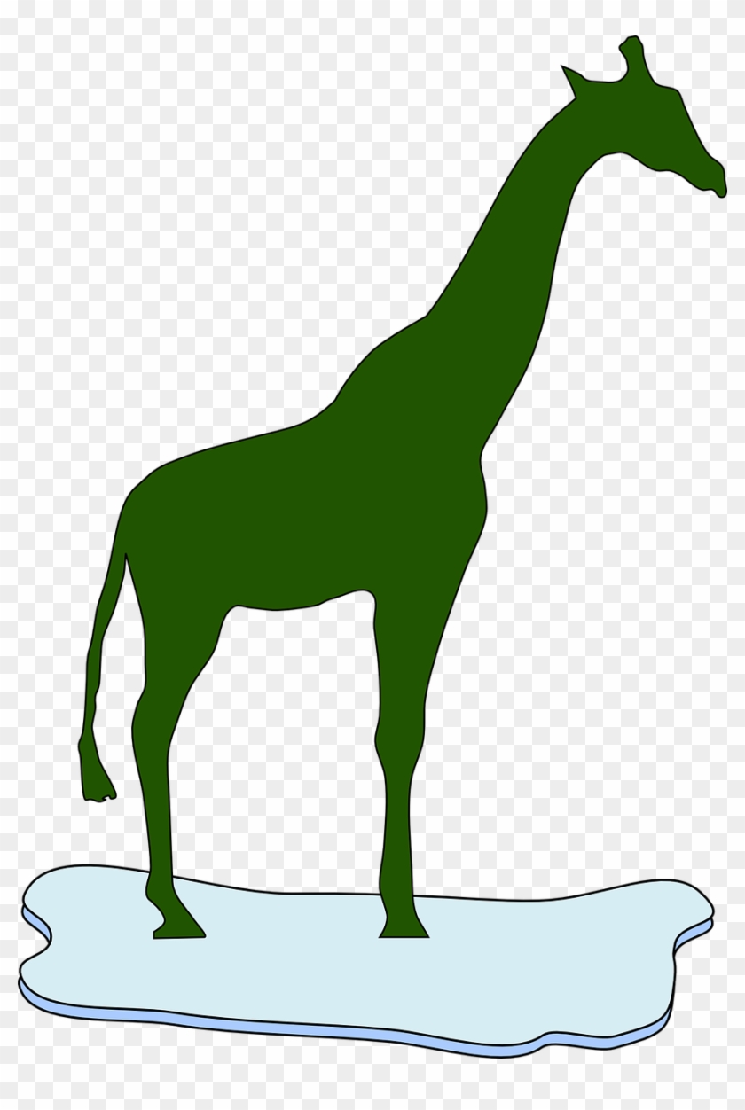 Northern Giraffe Silhouette Clip Art - Northern Giraffe Silhouette Clip Art #278967
