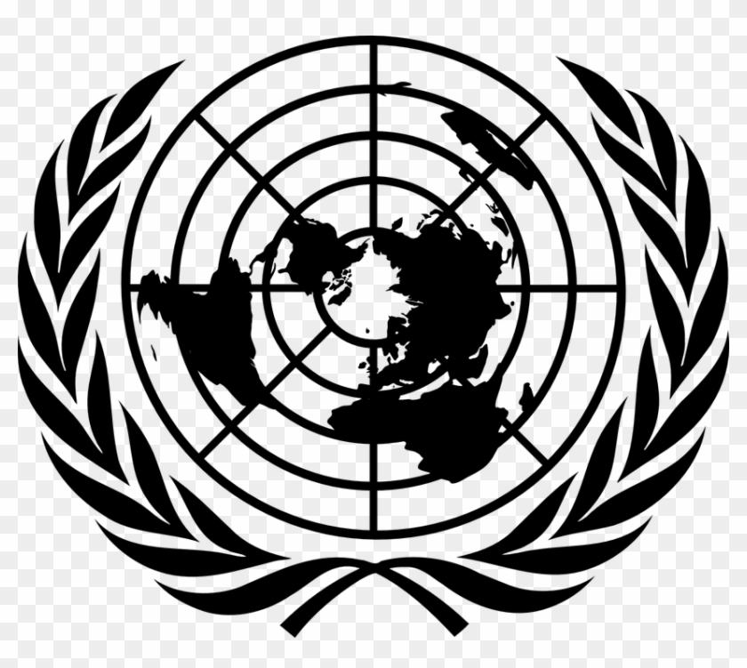 Wildcat Logo 26, Buy Clip Art - United Nations Flag Black And White #279274