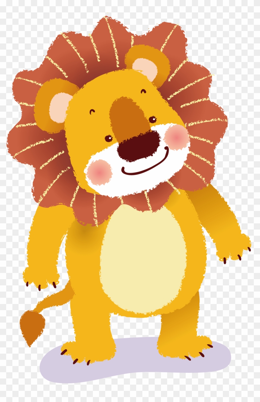 Lion Tiger Cartoon - Lion Tiger Cartoon #279633