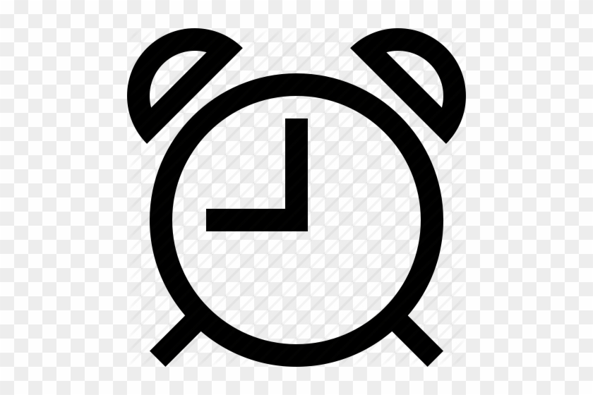 Alarm, Clock, Outline, Time, Wake Up Icon - Wake Up Icon Png #279770