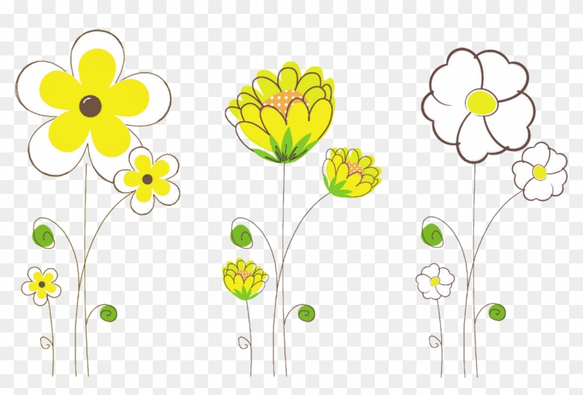 The Best Drawings Of Wild Flowers - Clip Art Spring Flowers Educational #279922