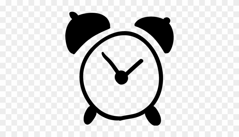 Alarm Clock Hand Drawn Tool Vector - Hand Drawn Clock Icon #279953