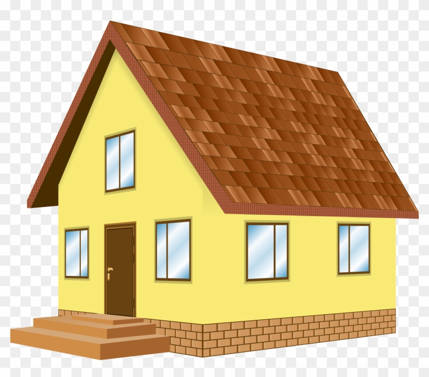 House Yellow Png Clip Art - House Yellow Png Clip Art #280015