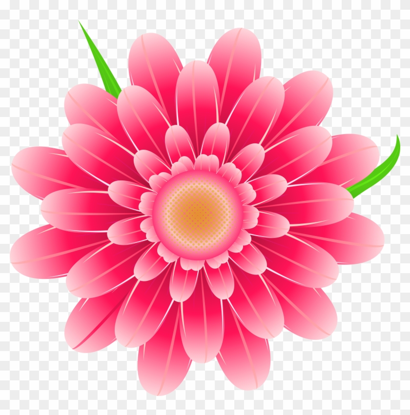 Transparent Pink Flower Clipart Png Image - Flower Clipart Transparent #280204
