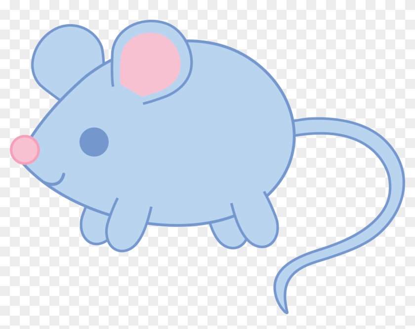 Baby Blue Mouse - Drawing #280322