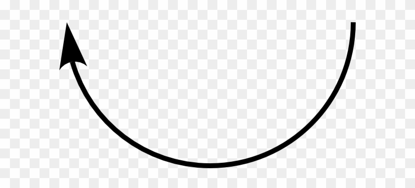 Circle Arrow Clip Art At Clker Com Vector Clip Art - Half Circle Arrow Png #280762