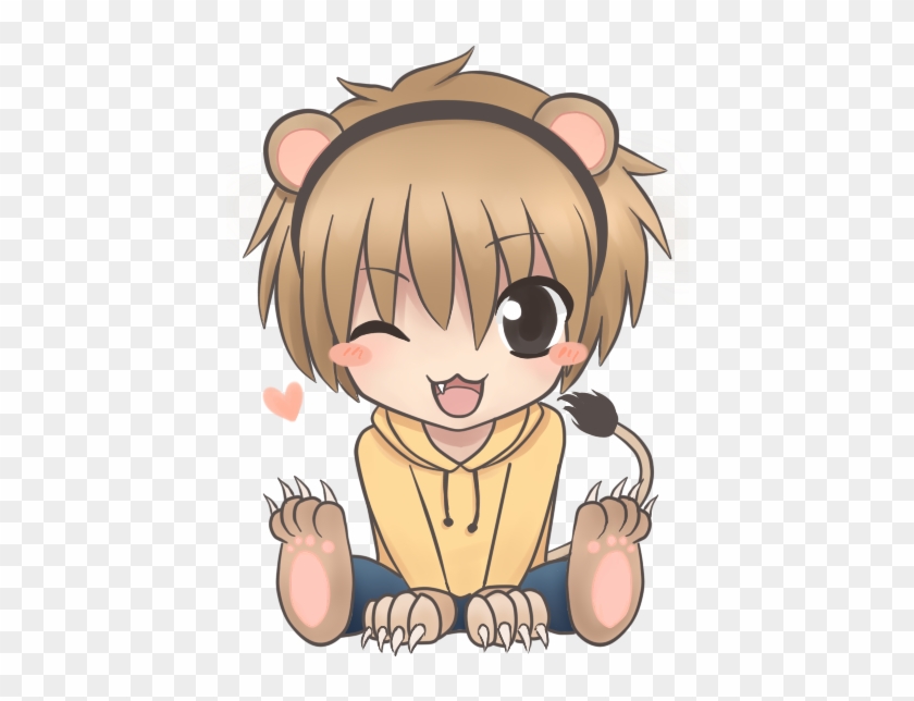 Chibi Lion Boy By Tiramiizu - Chibi Wolf Boy Mouth #280820