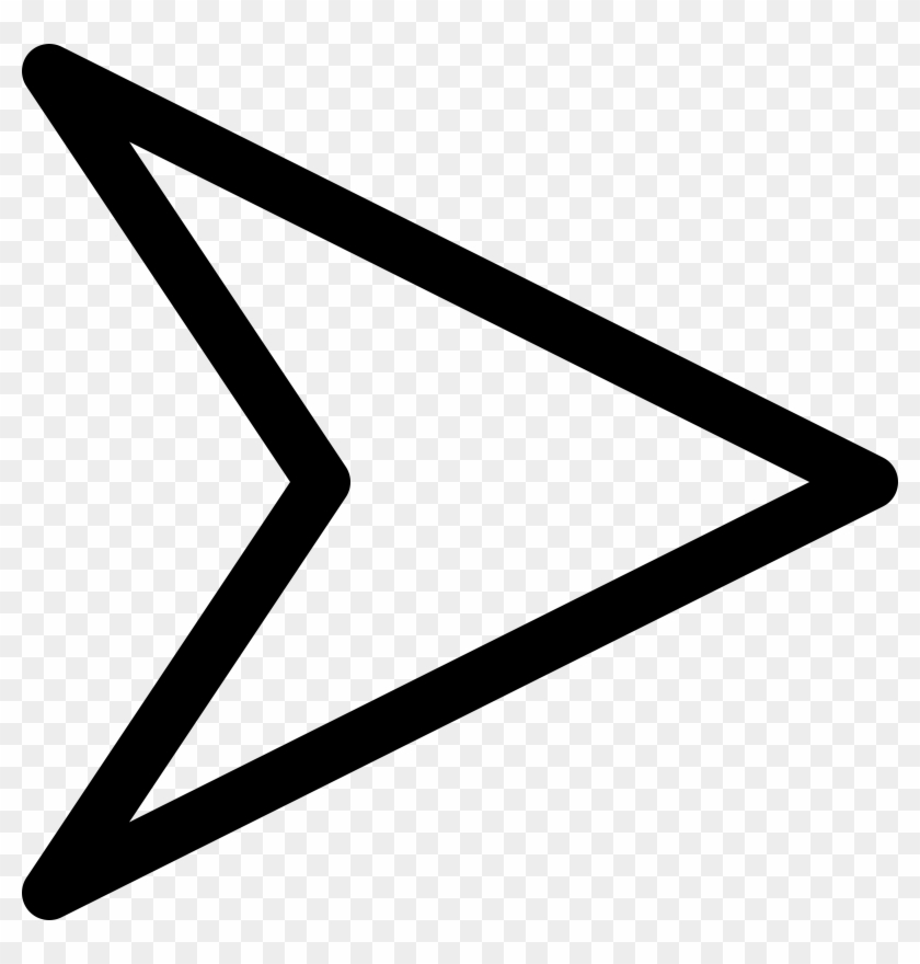 Plain Right Arrow Head Clip Art At Clker Com Vector - White Arrow Png Transparent #280876