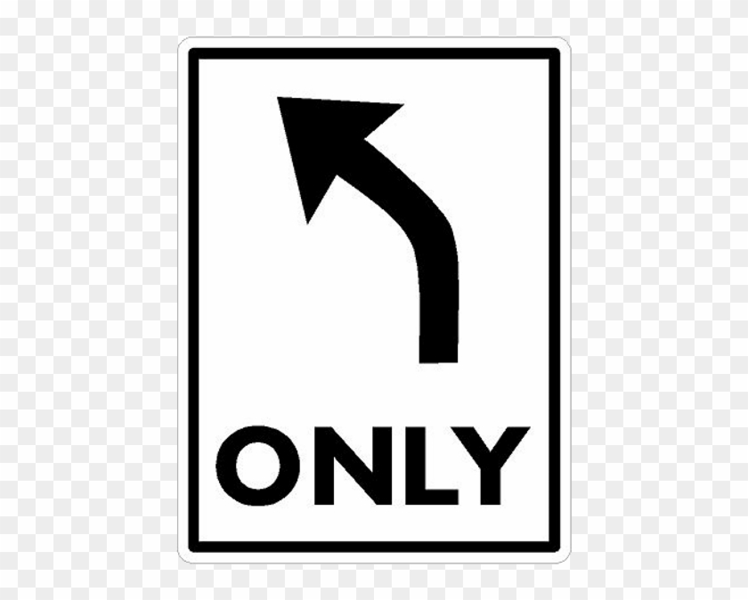 Direction Only Arrow - Entrance Only Do Not Enter #281053