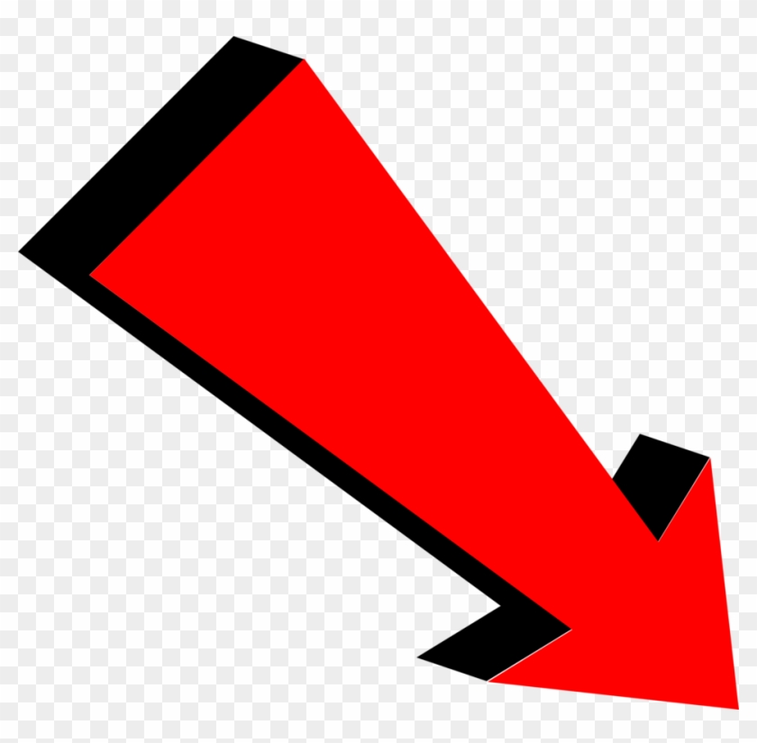 Image Of Clip Art Arrows Medium Size - Red Clickbait Arrow #281103