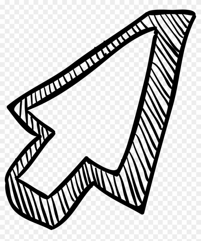 Pointer Arrow Sketch Comments - Cursor Sketch Png #281152