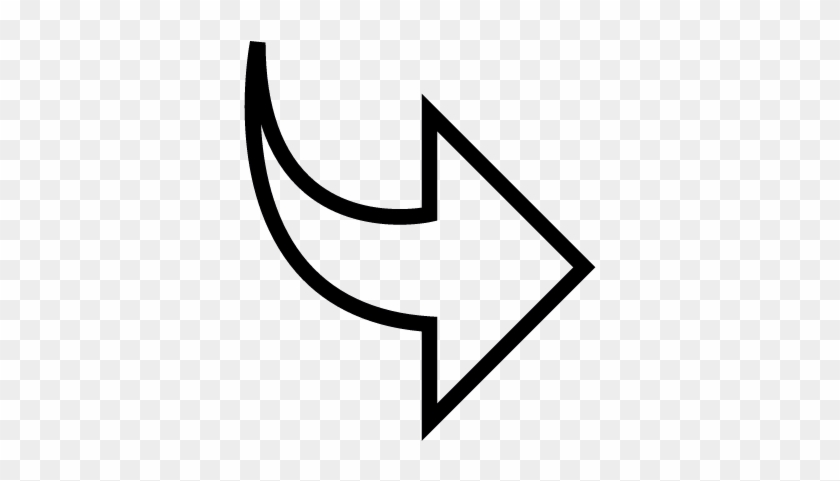 Arrow Pointing Right, Ios 7 Symbol Vector - Arrow Pointing Right #281258