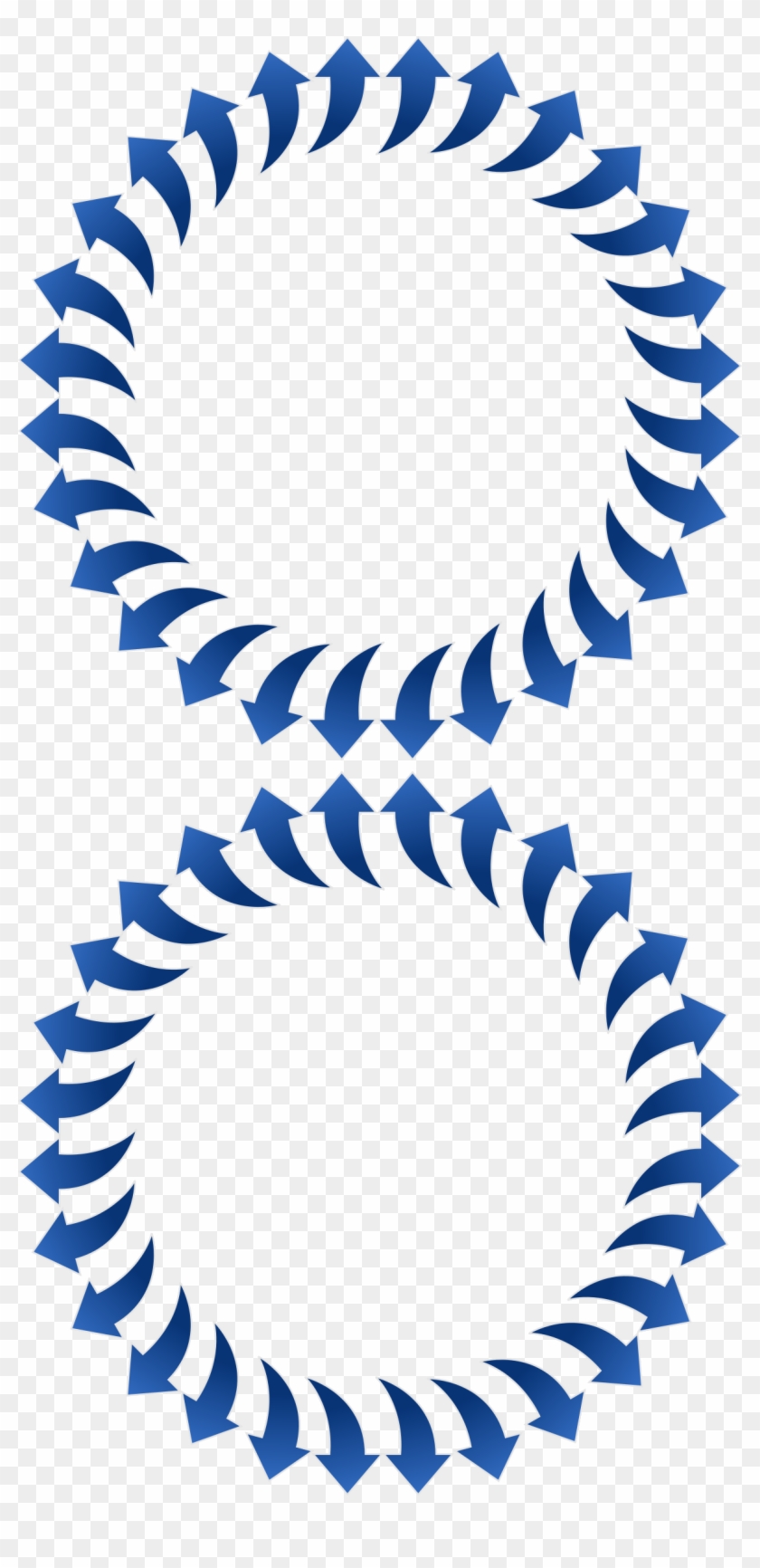 This Free Clip Arts Design Of Curved Arrows - Vector Graphics #281382