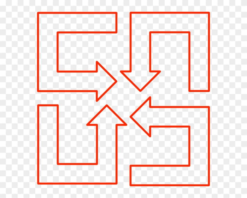 Free Vector U Shaped Arrow Set Clip Art - Rotation Of A Shape #281391