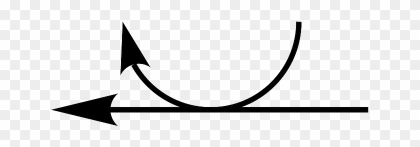 Thin, Left, Arrow, Double, Round, Arrows, Links - Thin Curved Double Arrow #282225