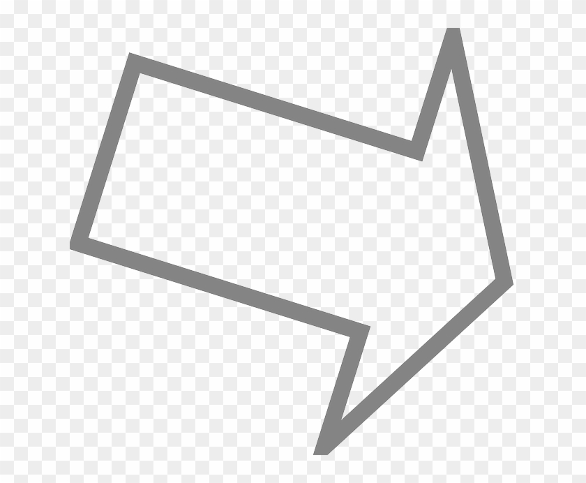 Right, Outline, Arrow, Down, Direction, Pointing - Arrow Pointing Right White Gray #282229