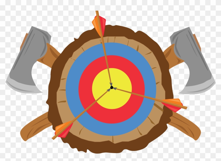 Logo - Axe Throwing Clipart #282482