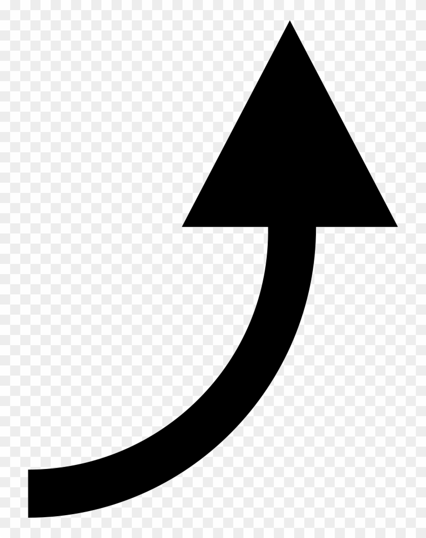 Curved Arrow Right Comments - Arrow Curved To The Right #282510