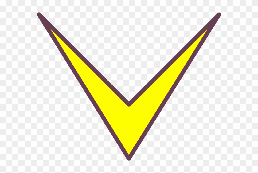 Yellow Arrow Down Clip Art - Yellow Arrow Transparent Background #282780
