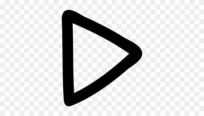 Arrow Point Hand Drawn Outline Pointing To Right Direction - Right Arrow Hand Drawn #282941