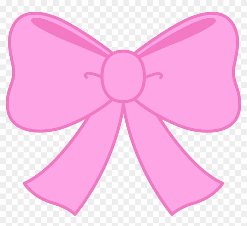 Bow Tie Silhouette Clip Art Clipart Outline - Pink Ribbon Png #283181