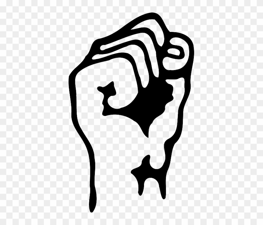 Black, Icon, Outline, Symbol, Hand, Silhouette, Cartoon - Animal Liberation Human Liberation #283428
