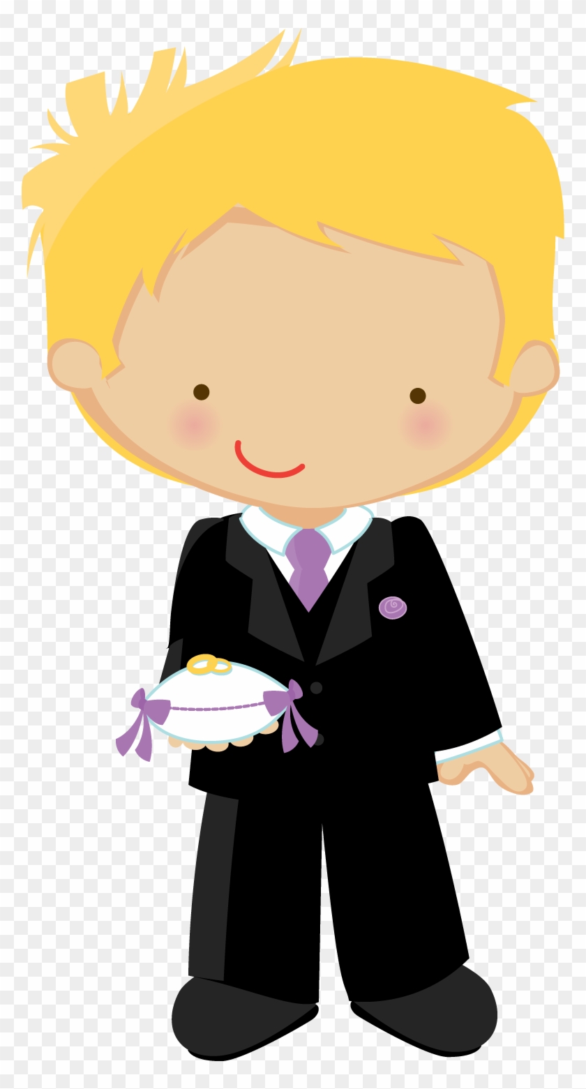 Flower Girl And Ring Bearer Clipart Oh My Fiesta Wedding - Desenho Daminha Png #283457