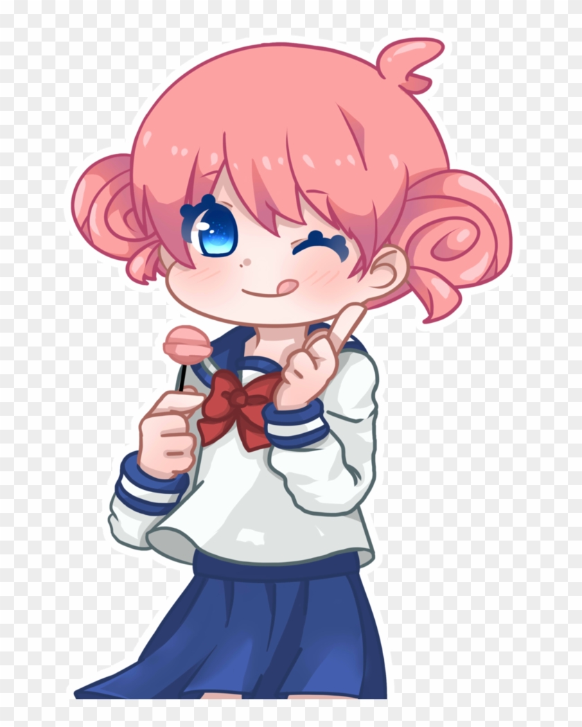 Chibi Candy Girl By Bronnie23 - Cartoon #283460