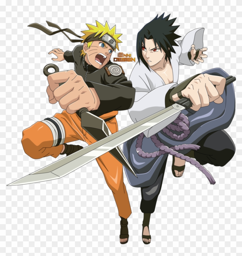 Naruto Shippuden Png Clipart - Naruto Shippuden Naruto And Sasuke #283824