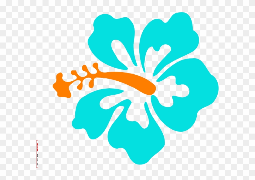 How To Set Use Aqua Hibiscus Svg Vector - Hibiscus Clip Art #283825
