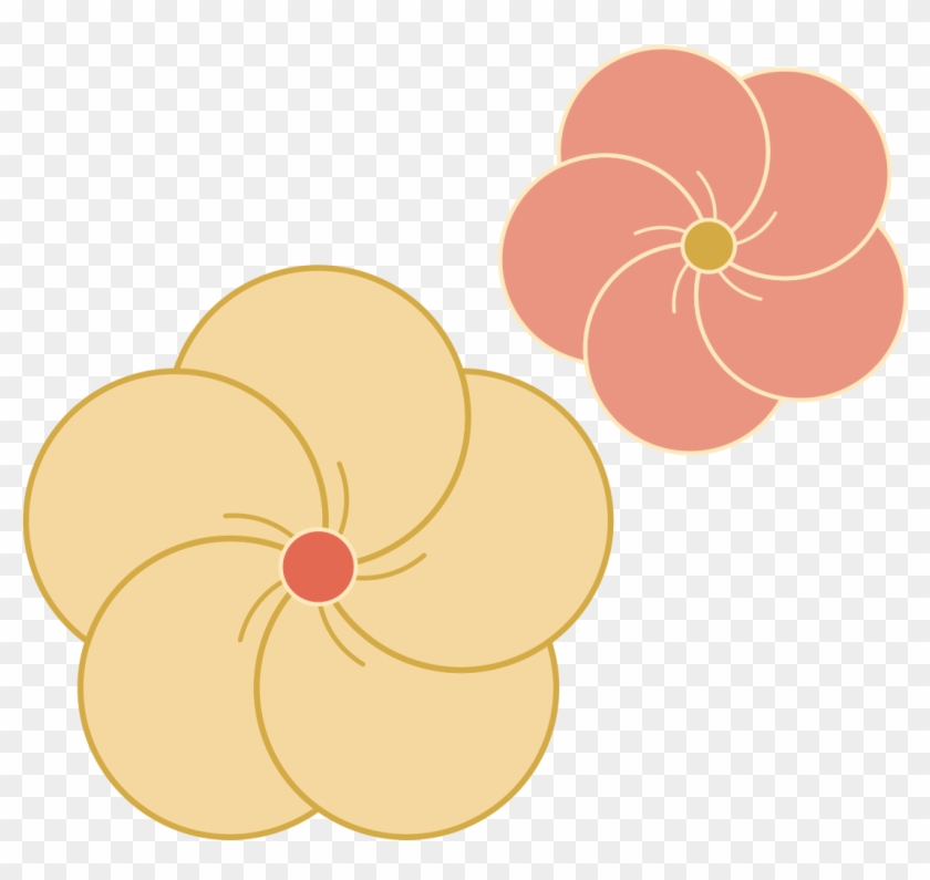 1181 X - 花 イラスト 和 柄 #283864