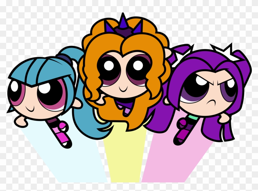 Powerdazzlings Girls By Mit-boy - Powerpuff Girls Equestria Girls #283941