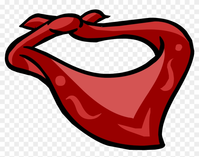 Scarf Clipart Cowboy - Club Penguin Red Scarf #284014