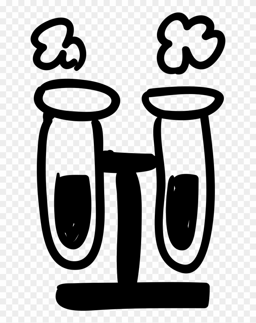 Test Tubes Hand Drawn Science Tools Comments - Test Tubes Hand Drawn Science Tools Comments #284296