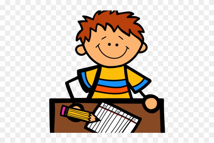 Student Writing Clipart - Kid Writing Clipart #284368
