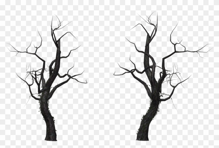 Tree 12 By Free Stock By Wayne - Siyah Kurumuş Ağaç Png #284393