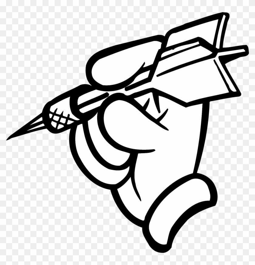Hand Darts Throwing Clip Art - Hand Darts Throwing Clip Art #284608