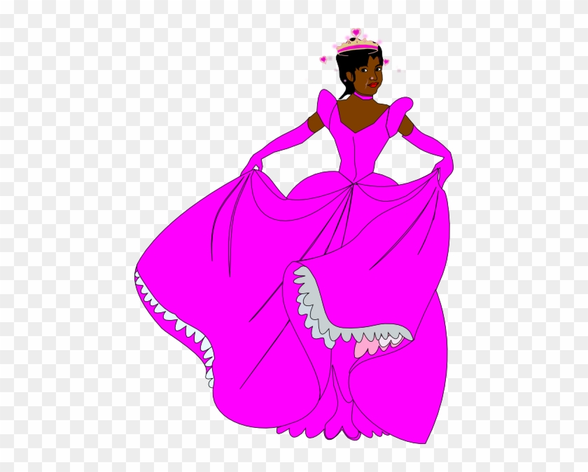 Princess Clip Art At Vector Clip Art - African American Princess Clip Art #284591