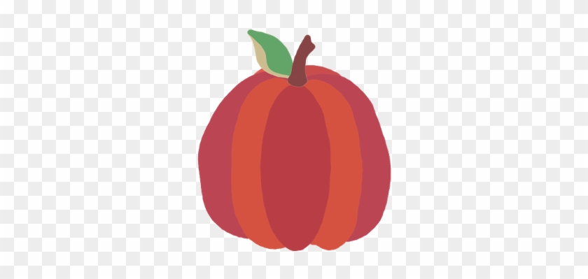 Round Red Color Block Designer Harvest Pumpkin Halloween - Illustration #284596