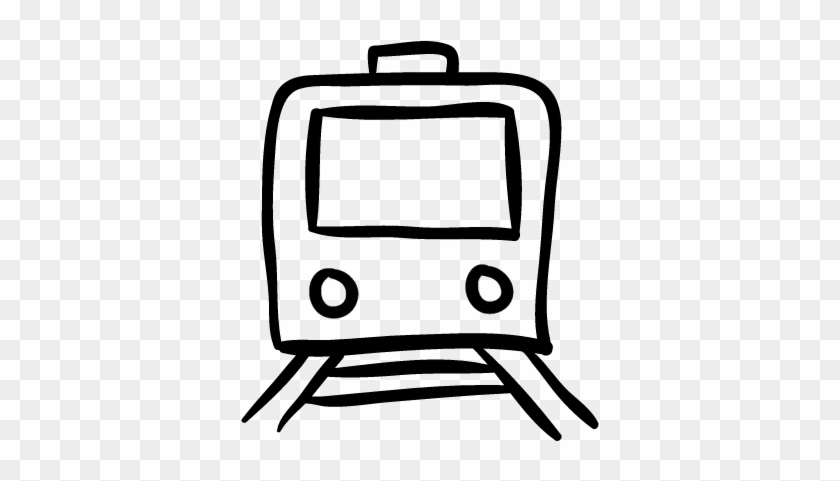 Train Hand Drawn Outline Vector - Hand Drawn Train #284649