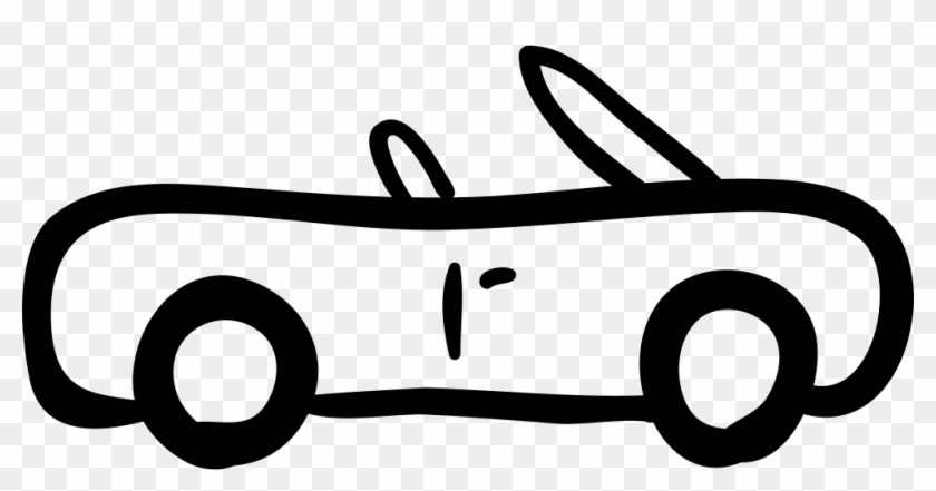 Sportive Car Hand Drawn Outline Comments - Sportive Car Hand Drawn Outline Comments #284799