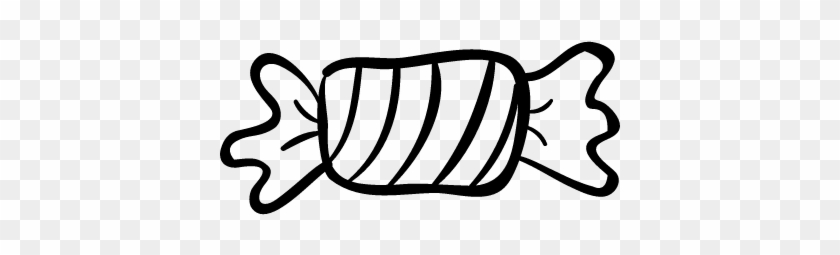 Halloween Candy Of Rectangular Striped Hand Drawn Shape - Halloween Candy Of Rectangular Striped Hand Drawn Shape #284836